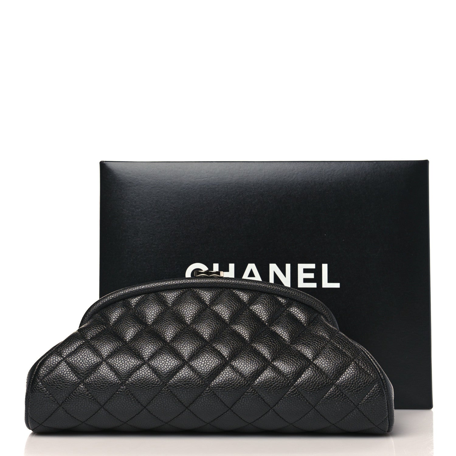 Chanel Caviar Quilted Timeless Clutch Black 10 of 10
