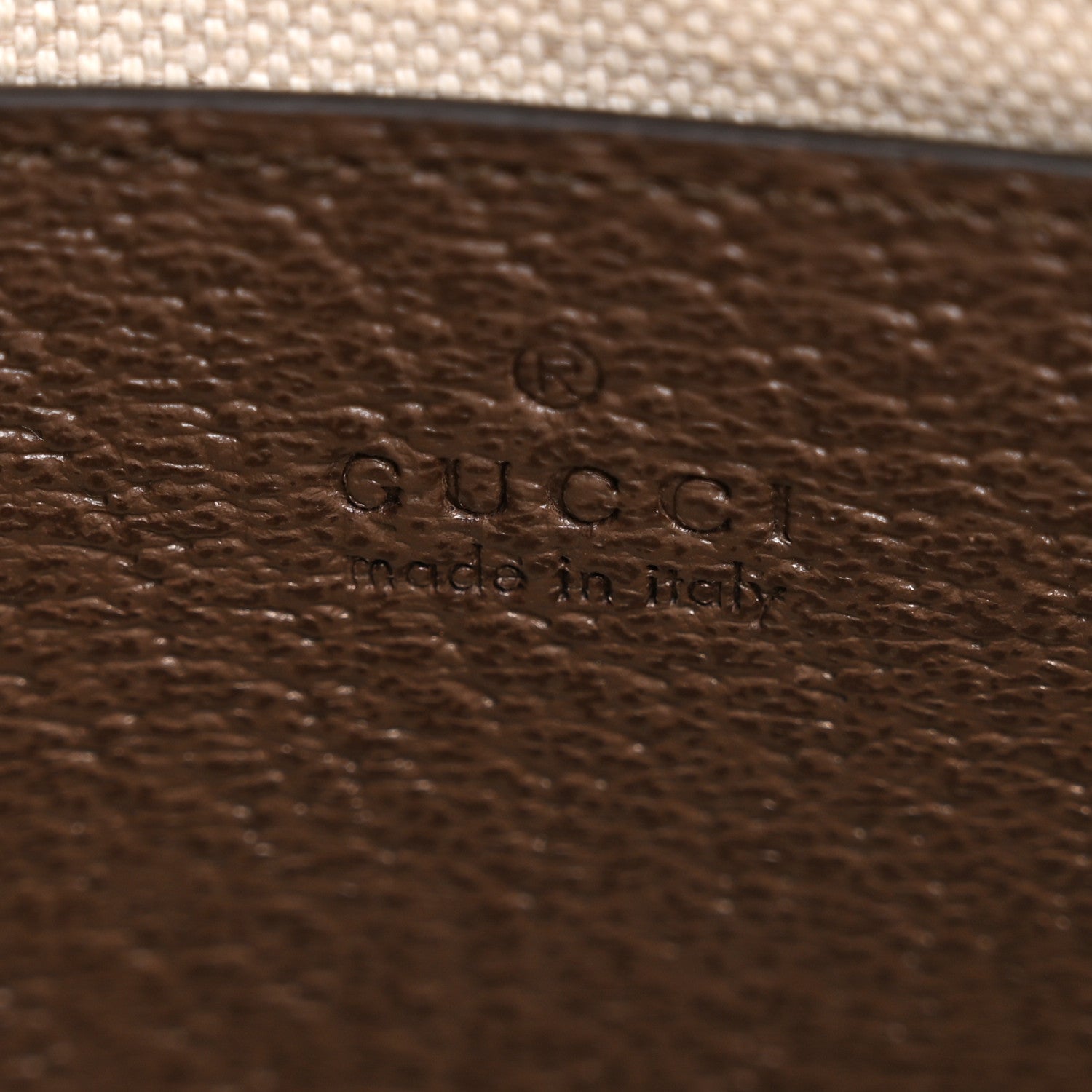 Gucci GG Supreme Monogram Textured Dollar Calfskin Web Small Ophidia GG Handbag Beige Ebony New Acero 6 of 11