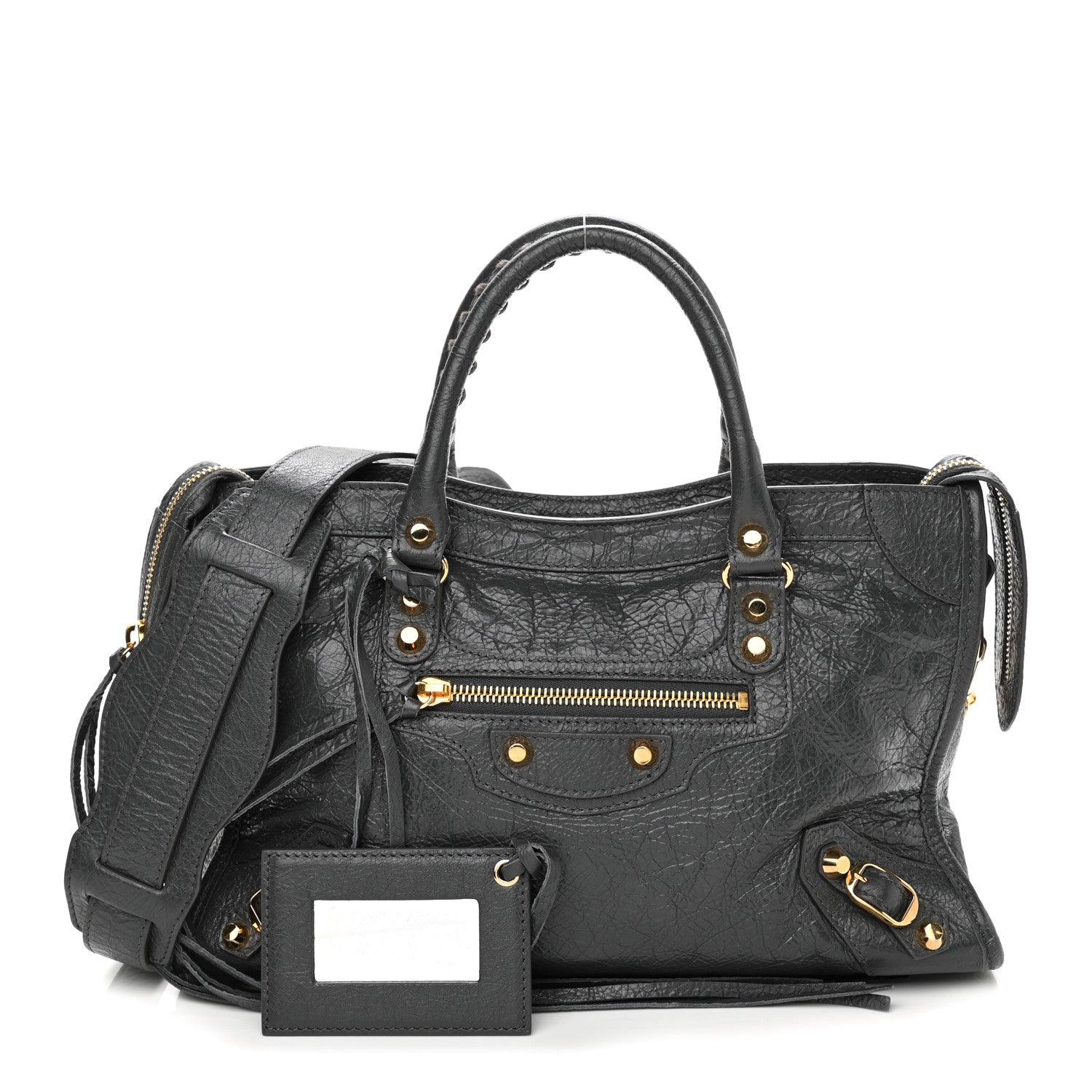 Balenciaga Agneau Classic Gold Hardware S City Gris Fossile 1 of 9