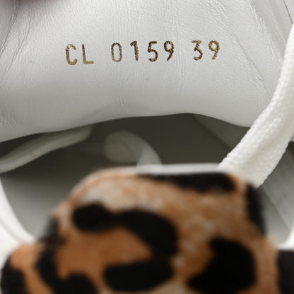 Louis Vuitton Calfskin Calf Hair Monogram Giant Jungle Frontrow Sneakers 39 White 9 of 10