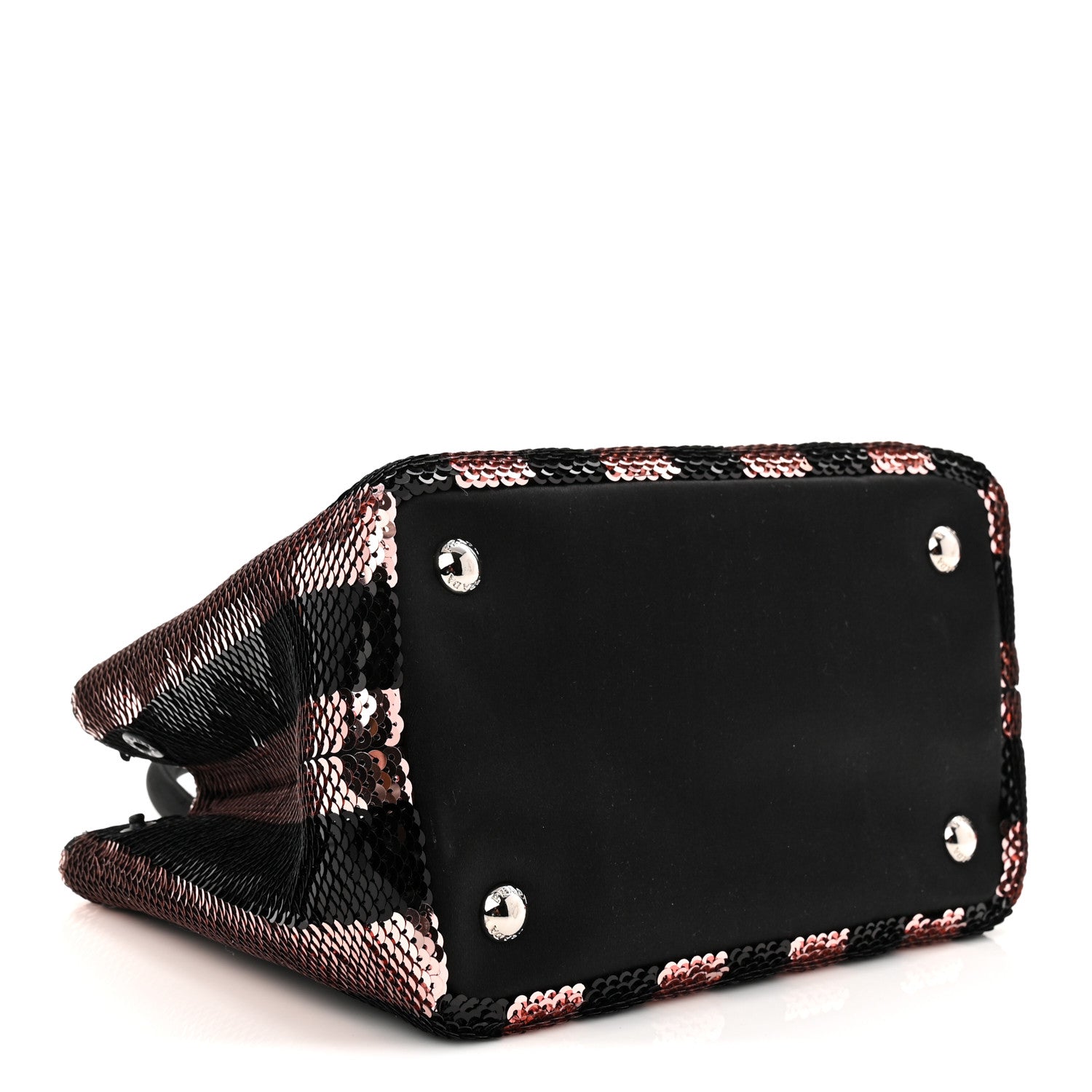 Prada Sequin Broccato Tote Black Cipria 1820625 – FASHIONPHILE