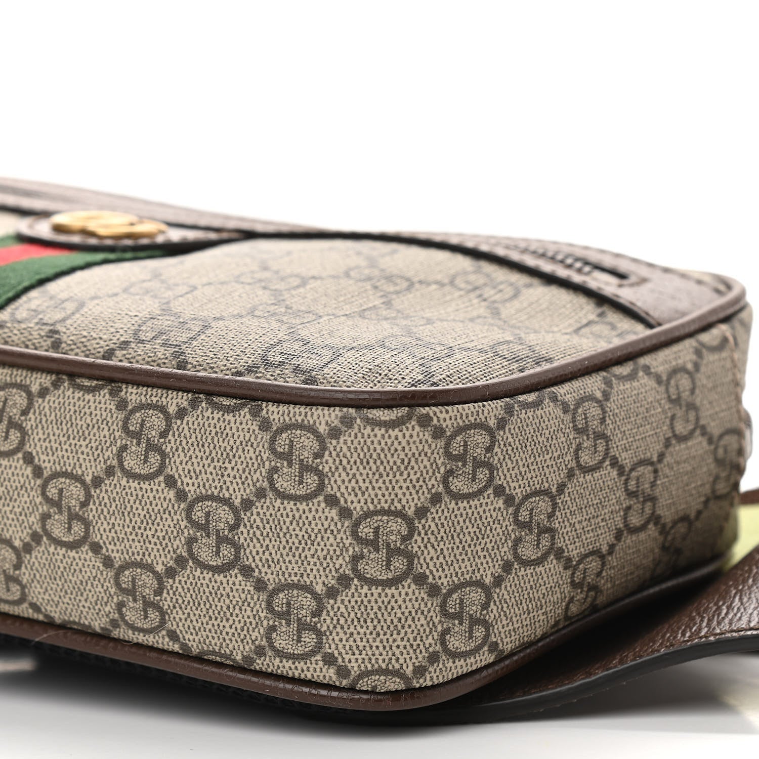 Gucci Soft GG Supreme Monogram Medium Ophidia Belt Bag Dark Brown 10 of 10
