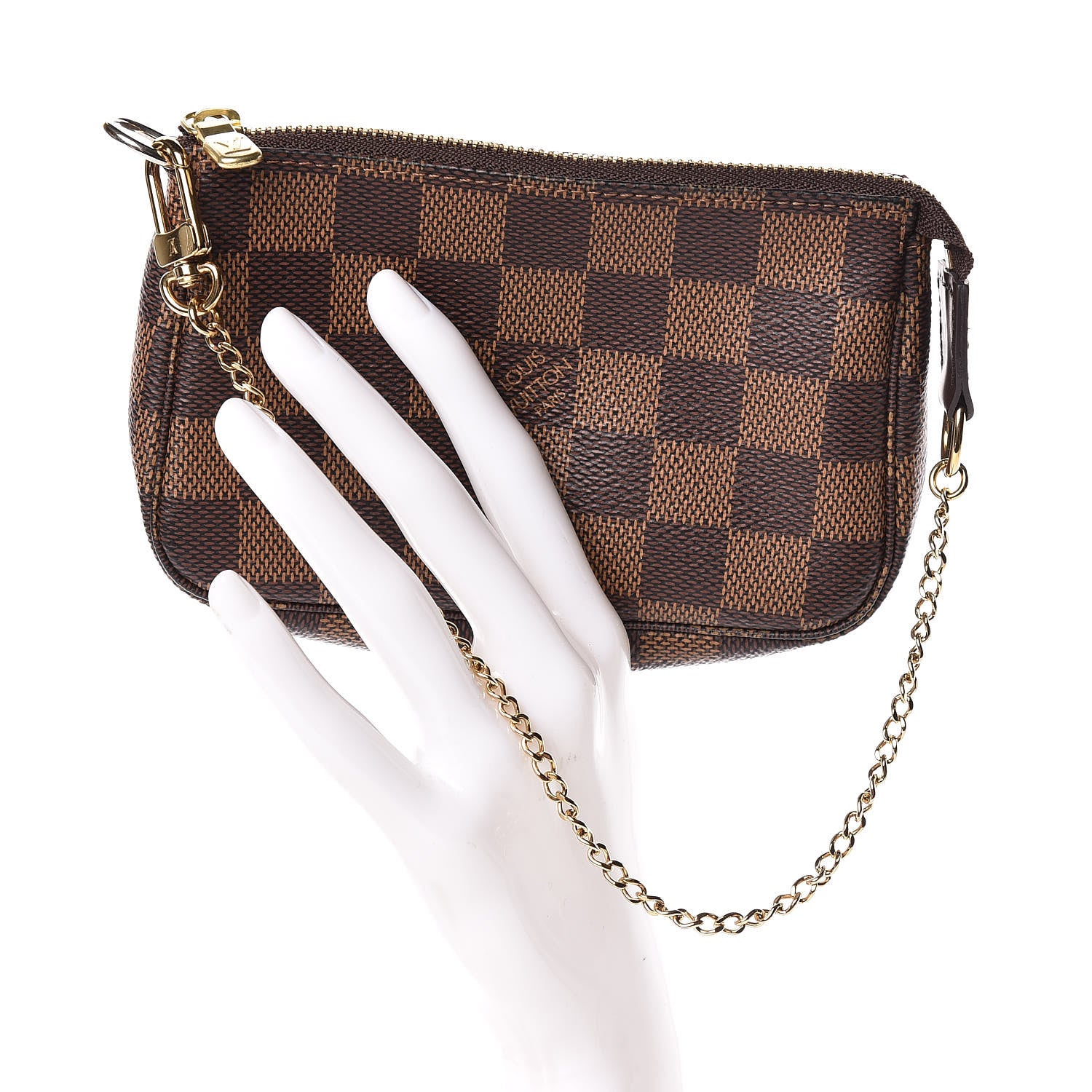 Louis Vuitton Damier Ebene Mini Pochette Accessories 2 of 7