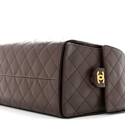 Chanel Caviar Quilted Medium Chanel 25 Handbag Dark Brown 11 of 13