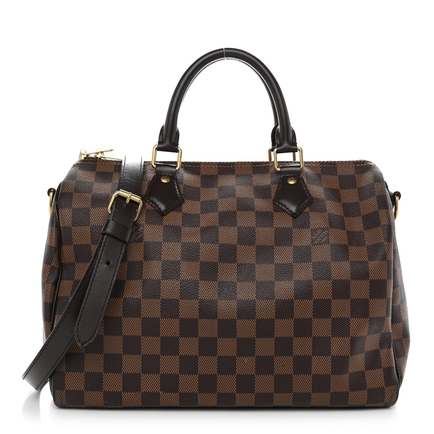 Louis Vuitton Damier Ebene Speedy Bandouliere 30 1 of 12