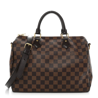 Louis Vuitton Damier Ebene Speedy Bandouliere 30 1 of 12