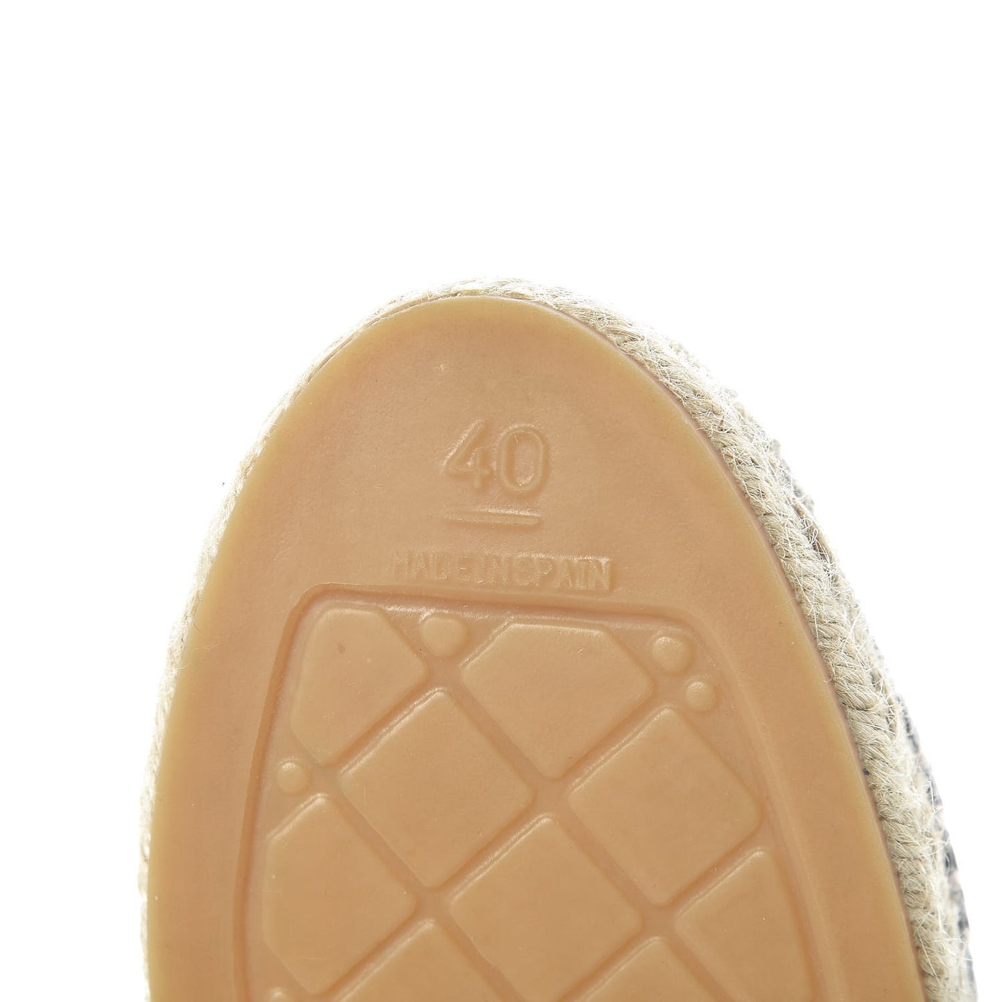 Lambskin CC Espadrilles 40 Black