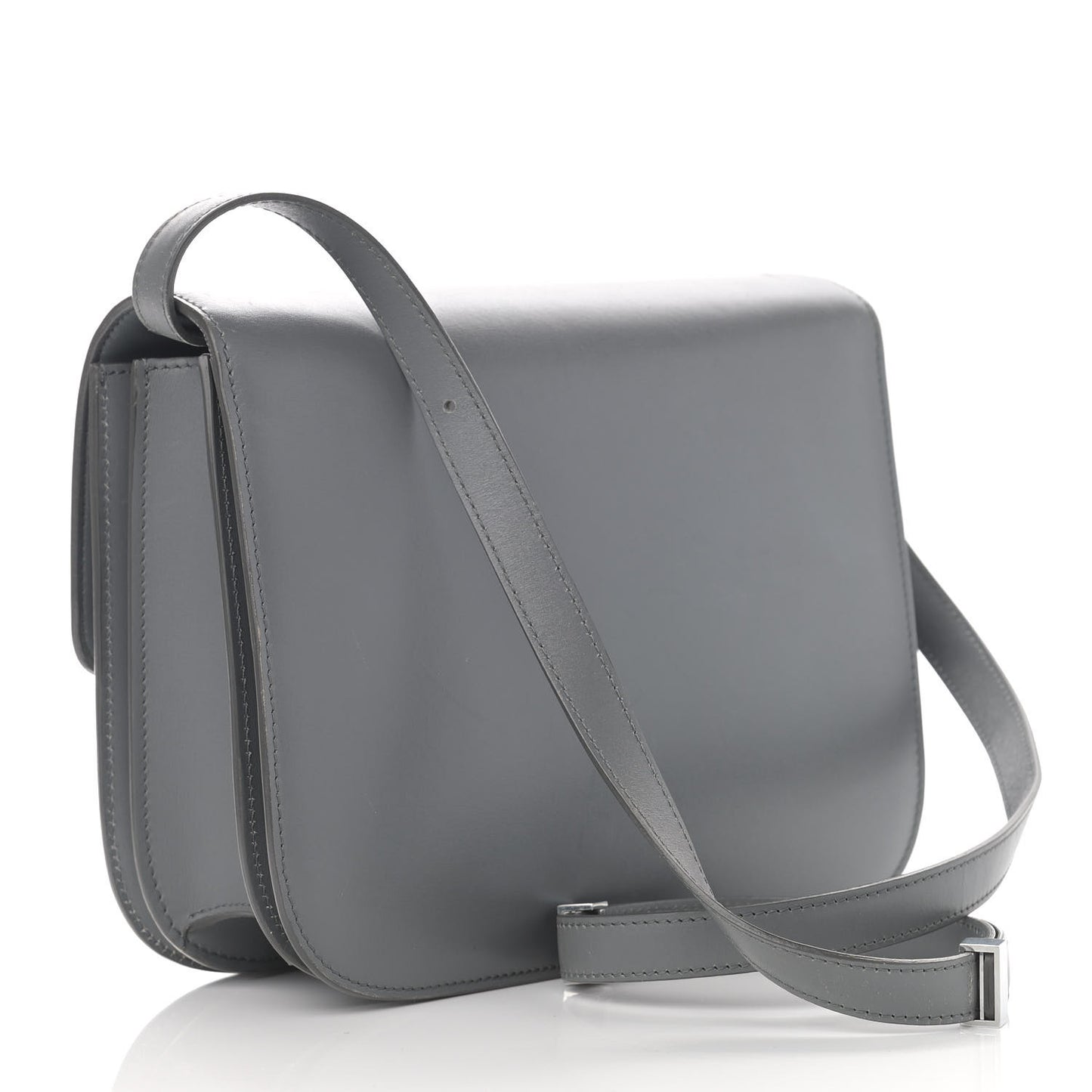 Box Calfskin Medium Classic Box Flap Bag Kohl