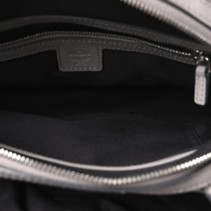 MCM Calfskin Ottomar Monogram Essential Hobo Dove 5 of 10