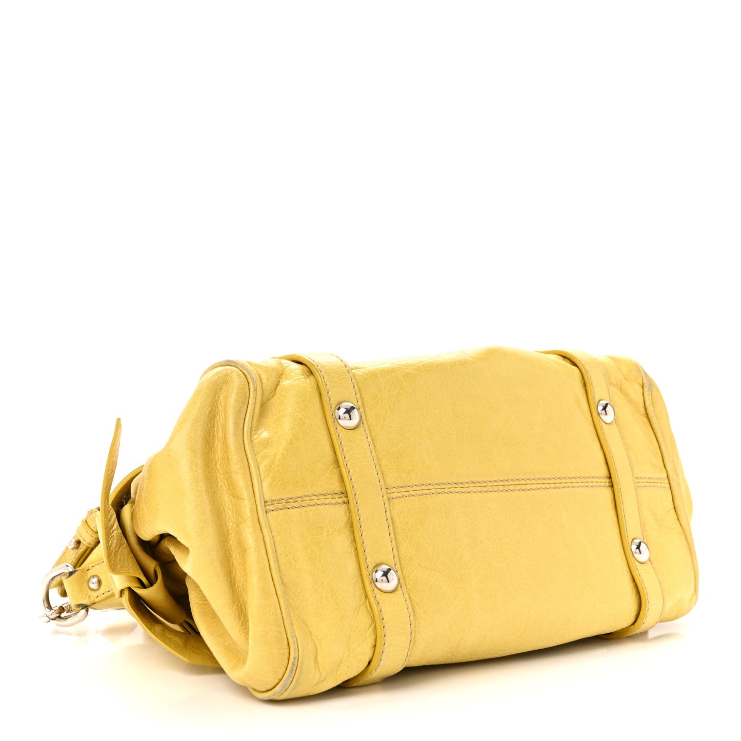 Vitello Lux Mini Bow Bag Polline
