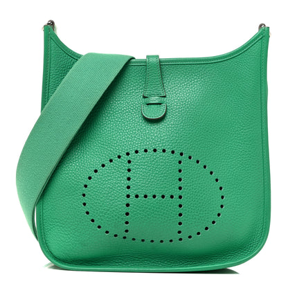 Hermes Taurillon Clemence Evelyne III PM Menthe 1 of 11