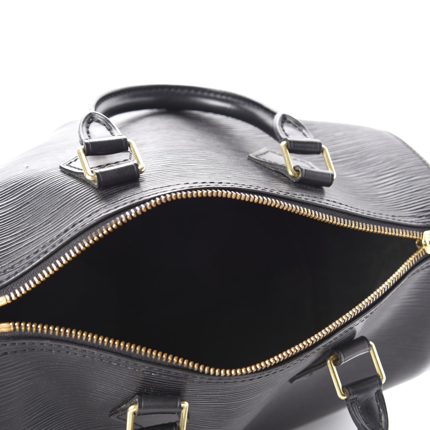 Louis Vuitton Epi Speedy 25 Black 5 of 10