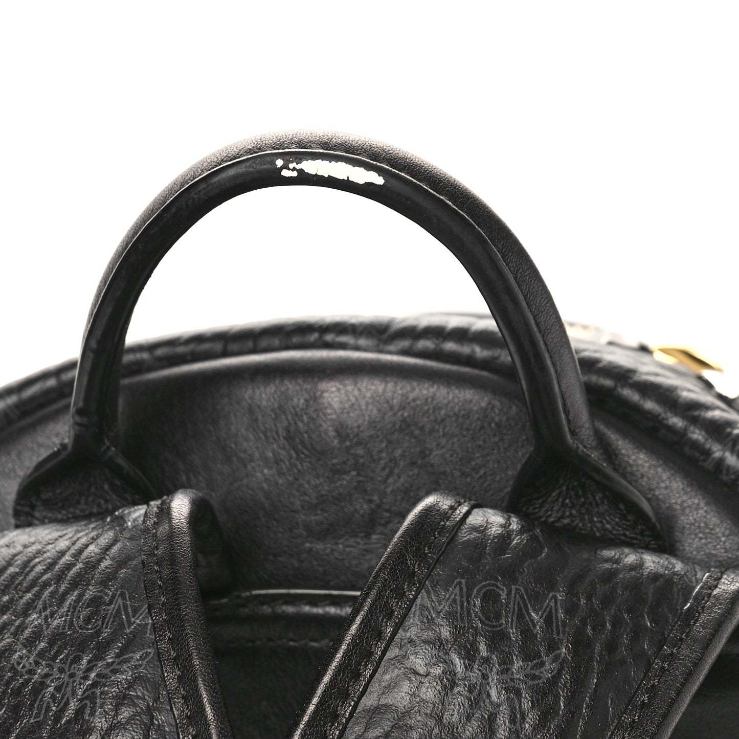 Visetos Studded Colorblock Small Stark Brock Backpack Black