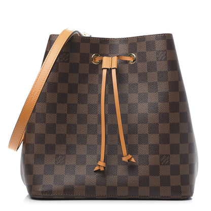 Louis Vuitton Damier Ebene Neonoe MM Safran 1 of 10