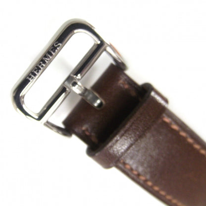 Hermes Stainless Steel Barenia 22mm Belt Quartz Watch Fauve 8 of 8