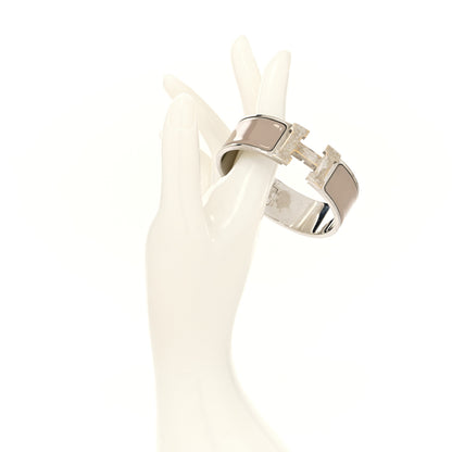 Hermes Enamel Wide Clic Clac H Bracelet PM Marron Glace 2 of 5
