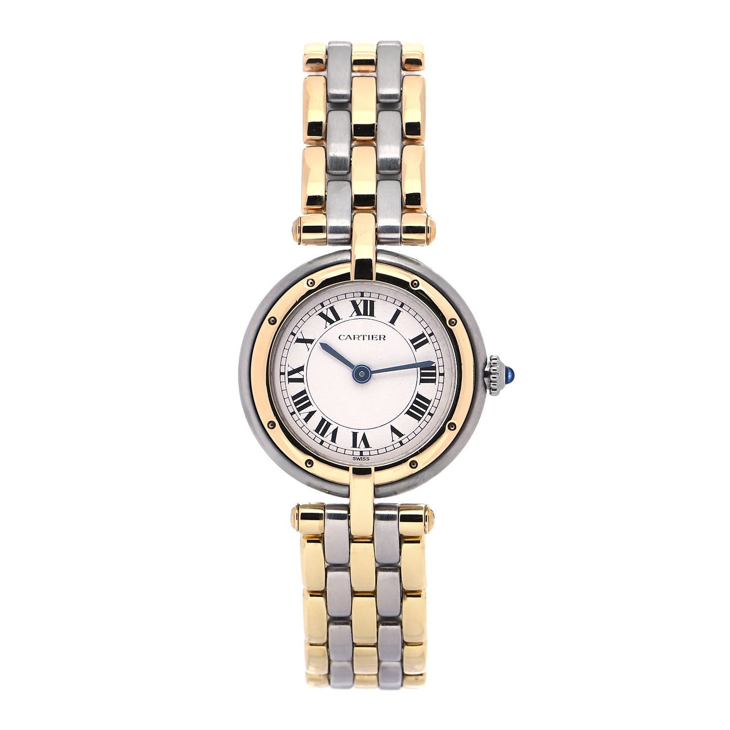 Stainless Steel 18K Yellow Gold 24mm Panthere Vendome Quartz Watch
