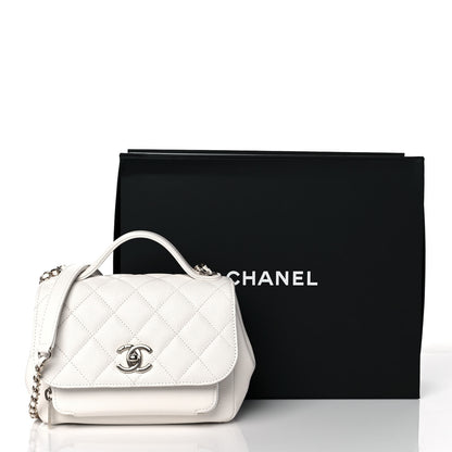 Chanel Caviar Quilted Small Business Affinity Flap White 10 of 10