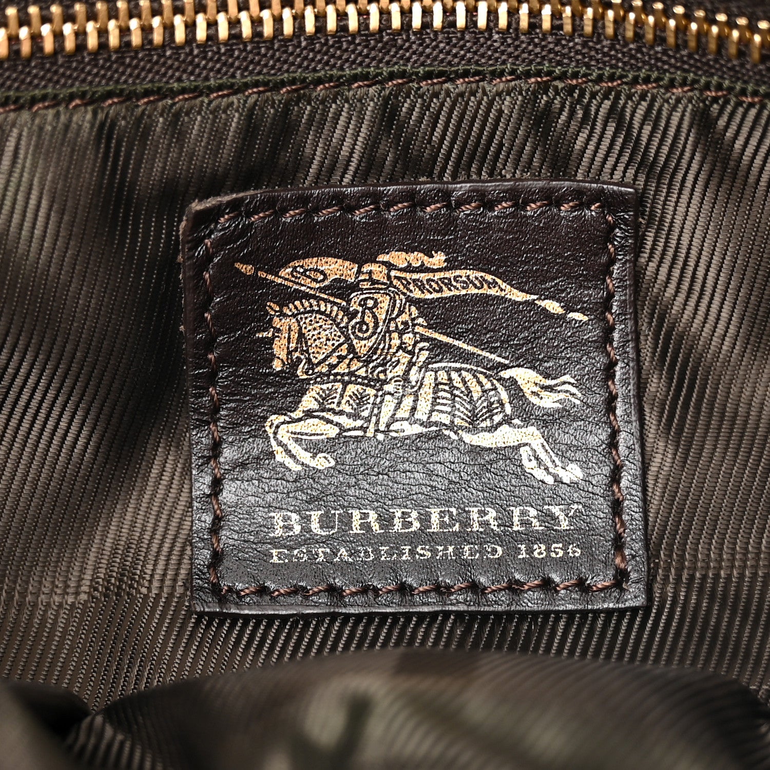 Burberry Calfskin Quilted Baby Beaton Dark Brown 7 of 10
