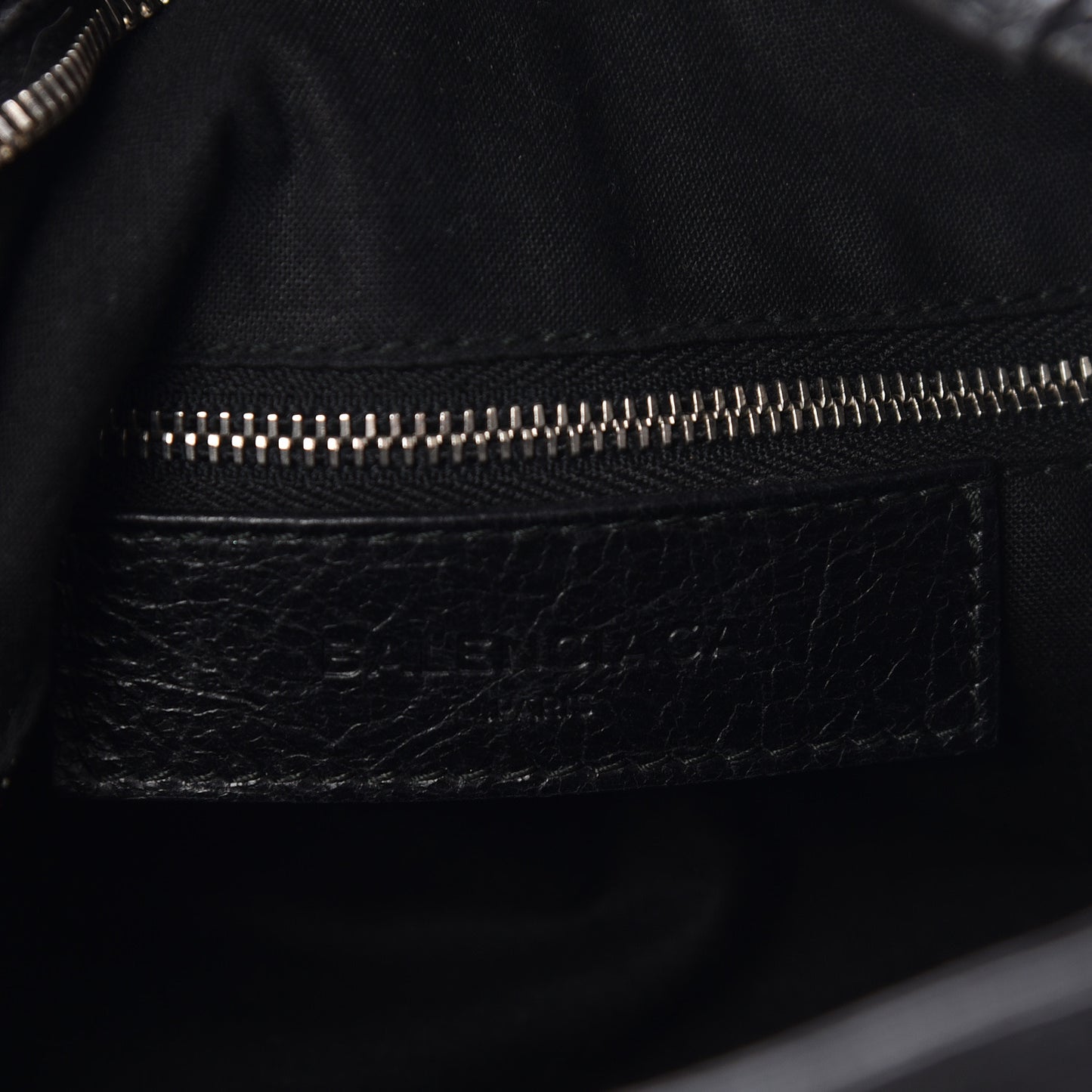 Agneau Classic Silver Hardware Velo Black