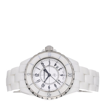 Chanel Stainless Steel Ceramic 33mm J12 Quartz Watch White 2 of 4