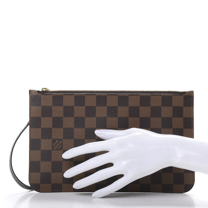 Louis Vuitton Damier Ebene Neverfull MM GM Pochette 2 of 8