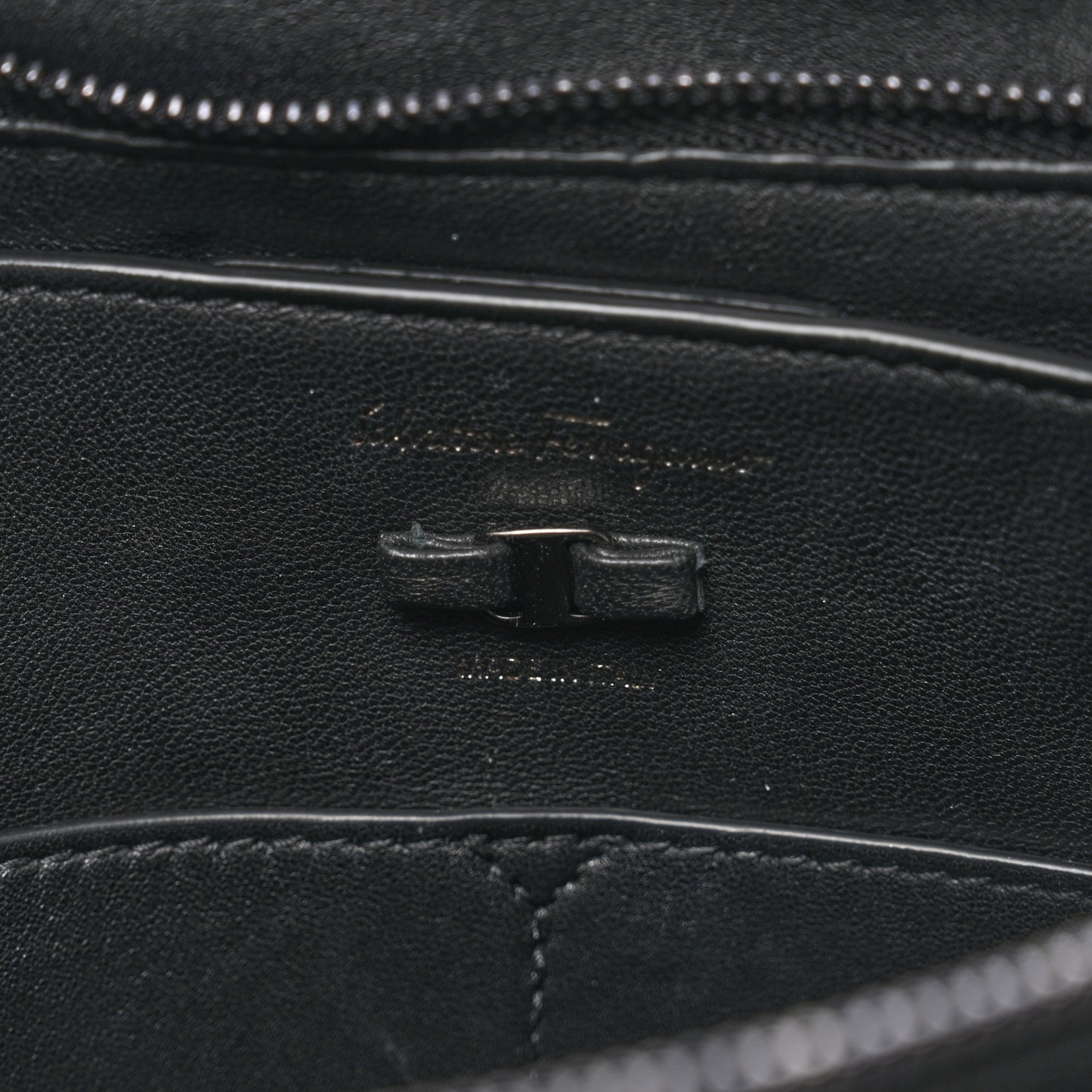 Calfskin Medium Viva Bow Shoulder Bag Black