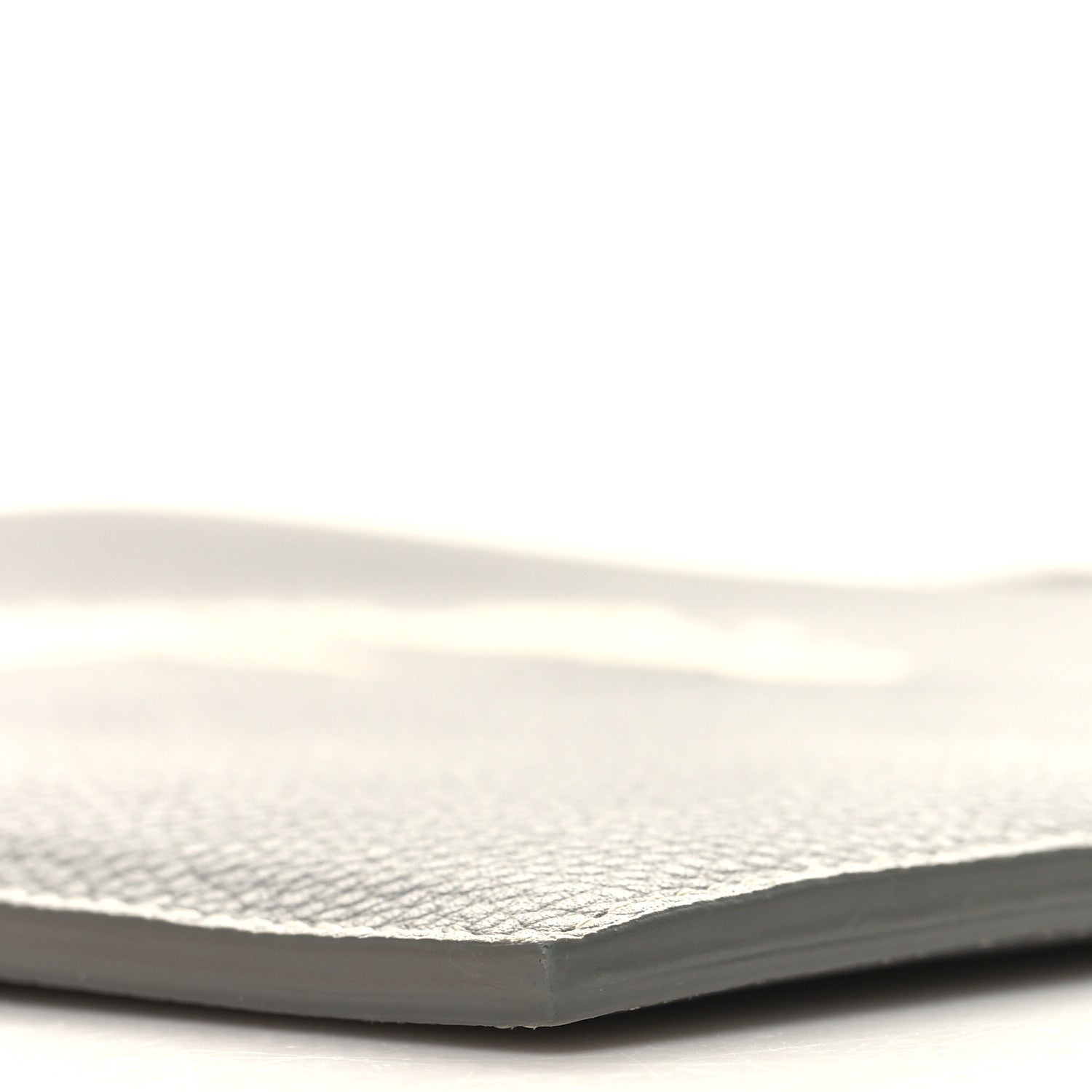 Christian Dior Grained Calfskin 1947 Signature A5 Pouch Grey White 10 of 11