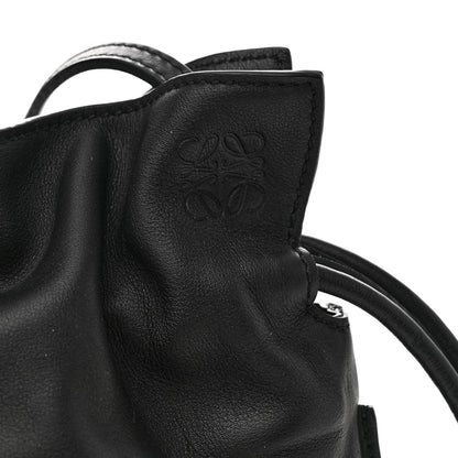 Loewe Calfskin Mini Flamenco Knot Clutch Black 8 of 11