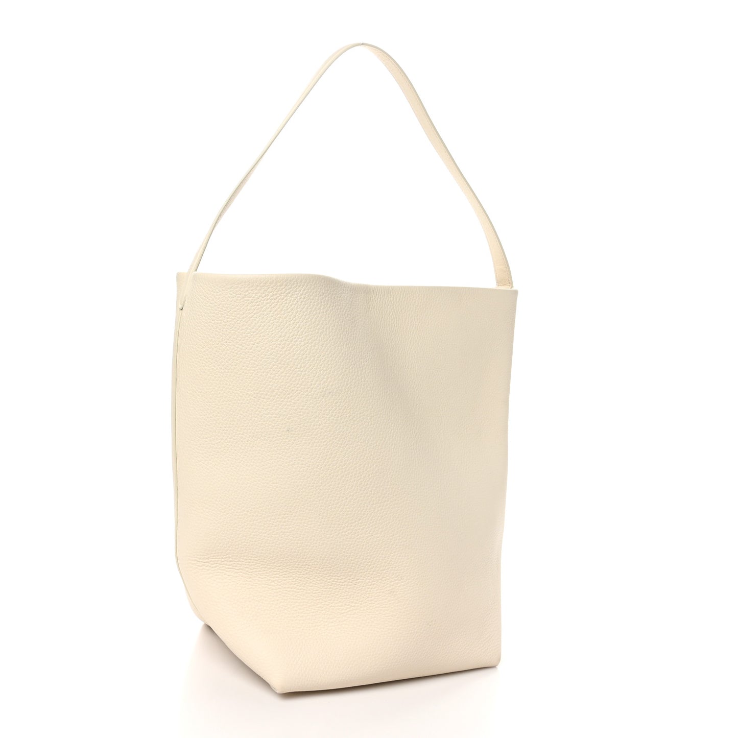 Grained Calfskin Large N/S Park Tote Ivory