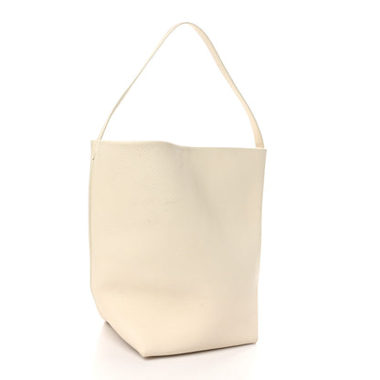 The Row Grained Calfskin Large N/S Park Tote Ivory 3 of 12
