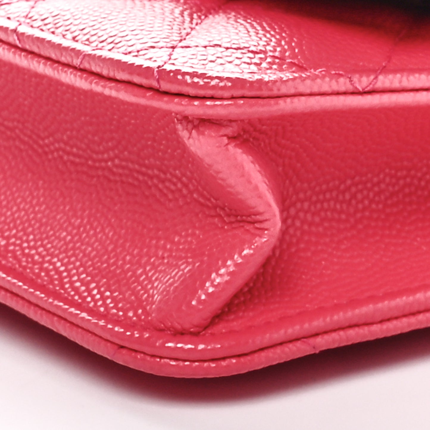 Caviar Quilted French New Wave Chain CC Wallet On Chain WOC Pink