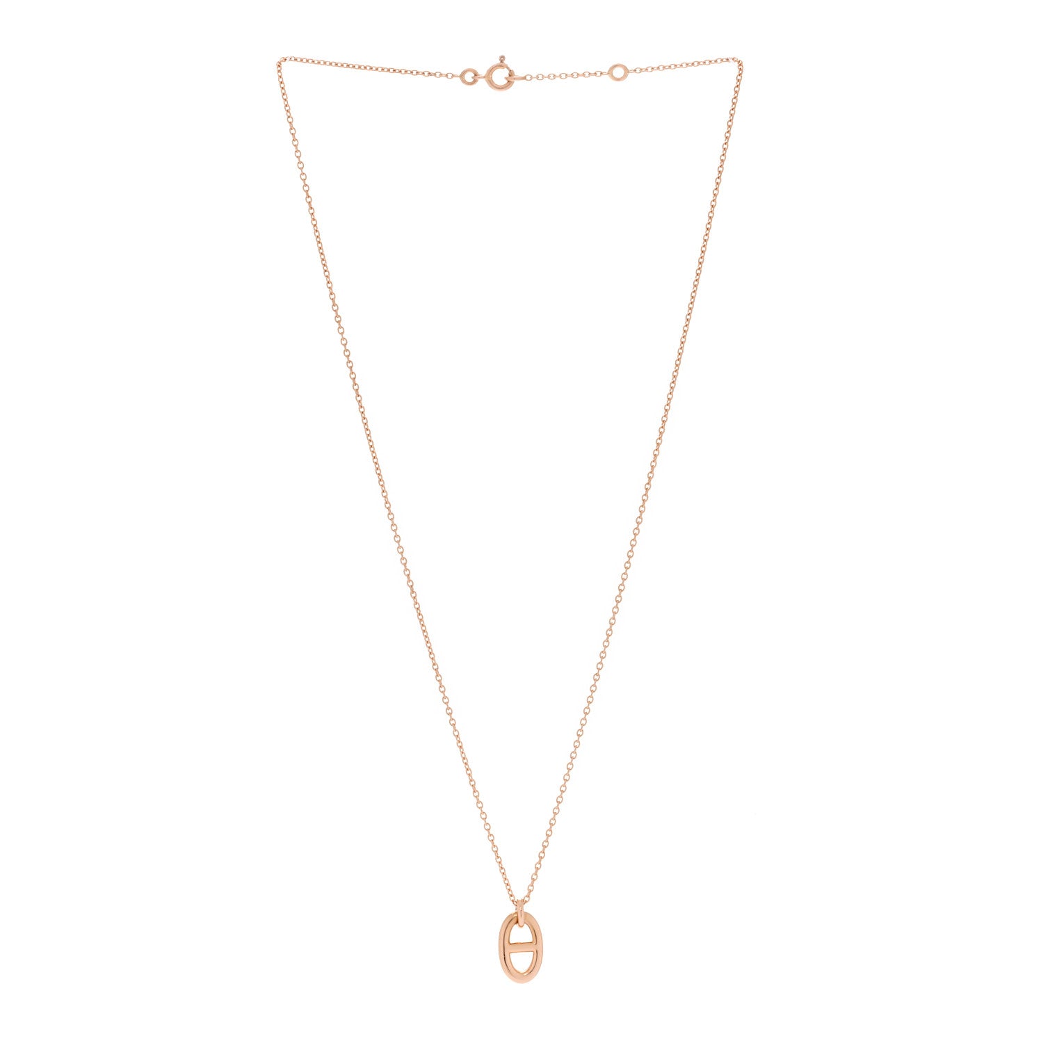 Hermes 18K Rose Gold PM Farandole Pendant Necklace 3 of 6