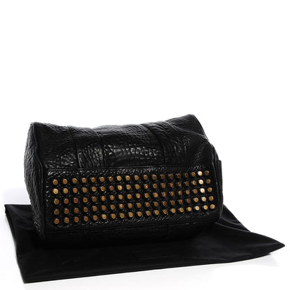 Alexander Wang Pebbled Lambskin Rocco Black Antique Brass Hardware 4 of 6