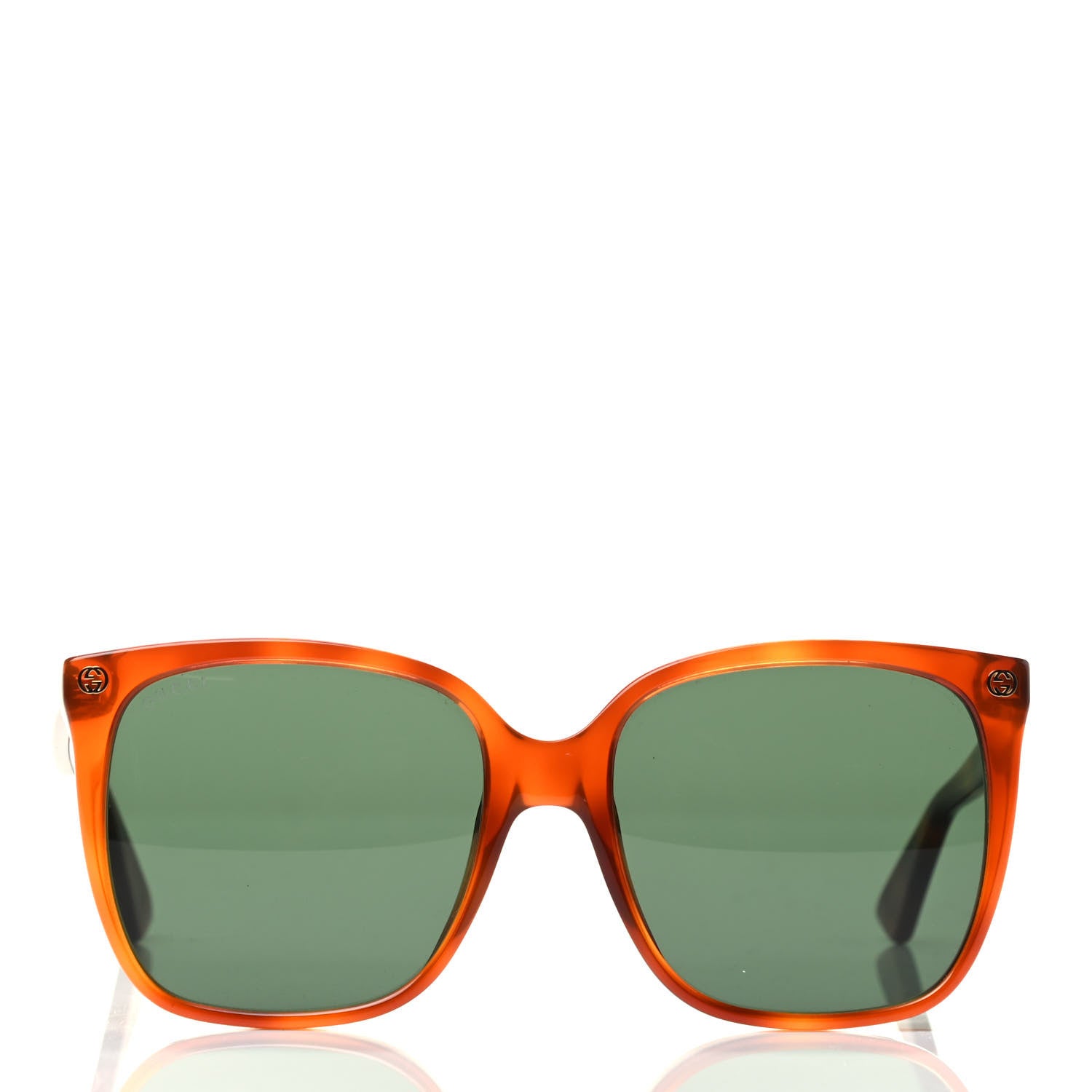 Gucci Acetate GG Sunglasses GG0022S Tortoise 2 of 7