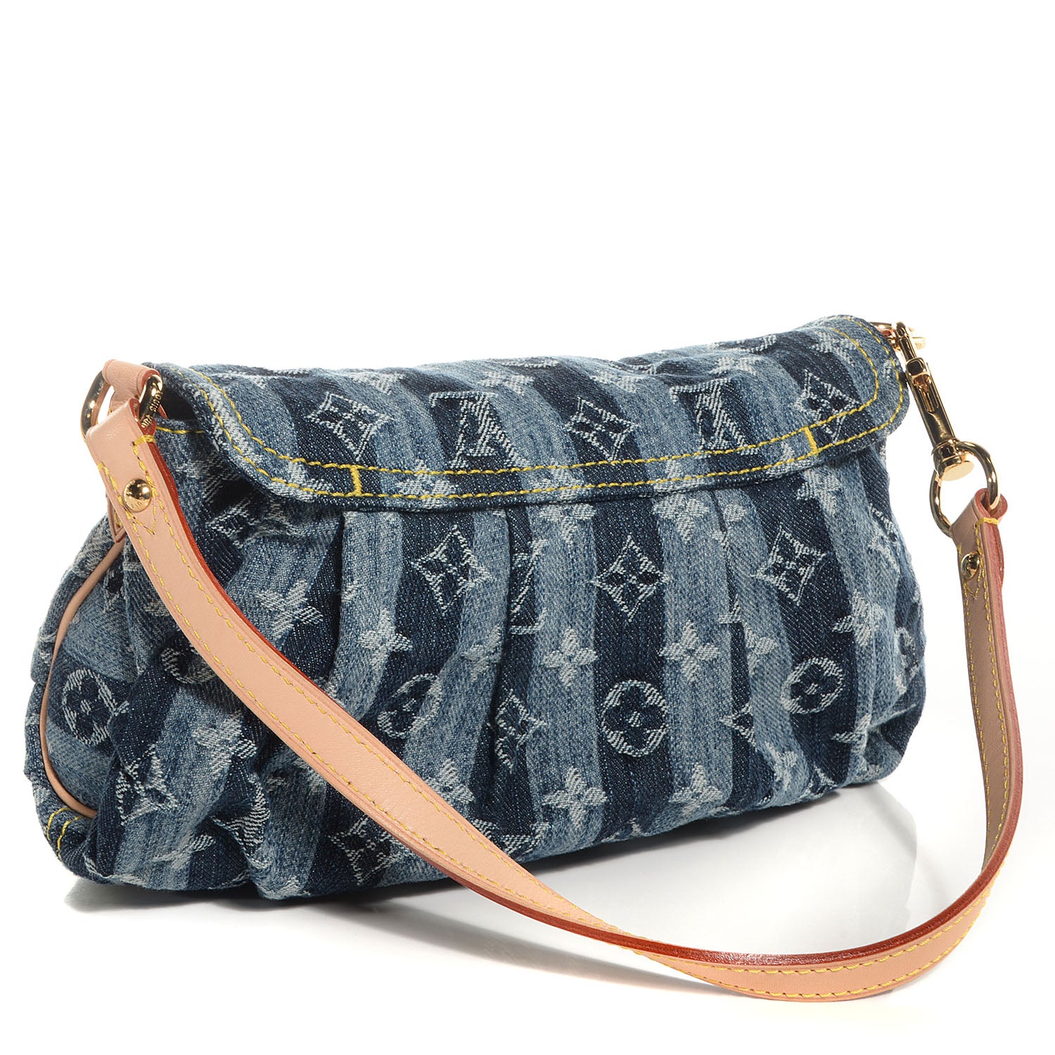 Louis Vuitton Denim Raye Mini Pleaty 3 of 8