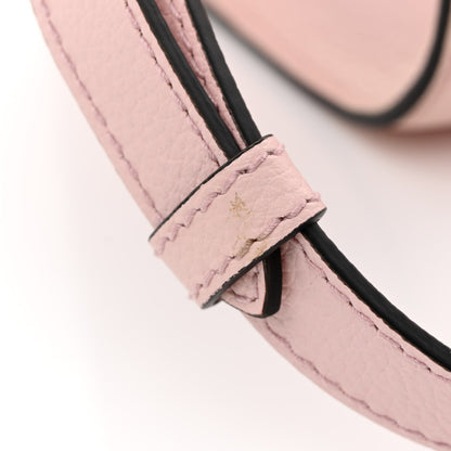 Alexander McQueen Pebbled Calfskin Small Skull Padlock Zip Around Tote Baby Pink 13 of 13