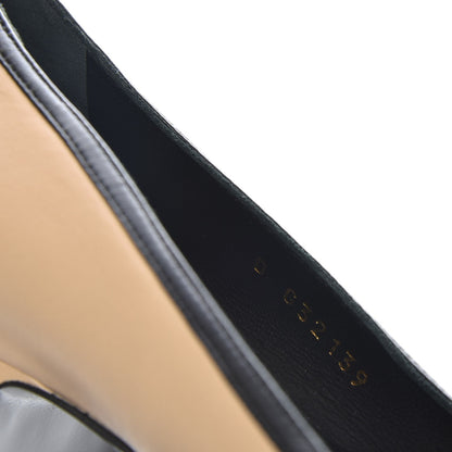 Chanel Lambskin Bow Pointed Toe Pumps 39.5 Beige Black 7 of 9