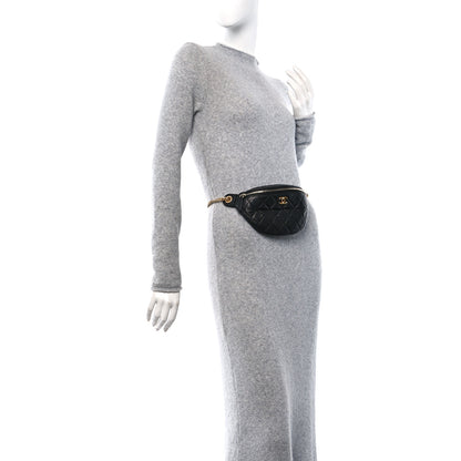 Chanel Caviar Quilted Sweetheart Belt Bag Black 2 of 11