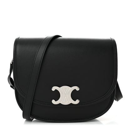 Celine Supple Calfskin Medium Triomphe Besace Black 1 of 9