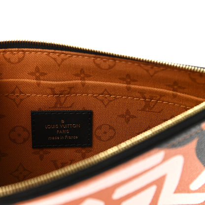 Louis Vuitton Monogram Giant Crafty Neverfull MM GM Pochette Creme Caramel 6 of 6