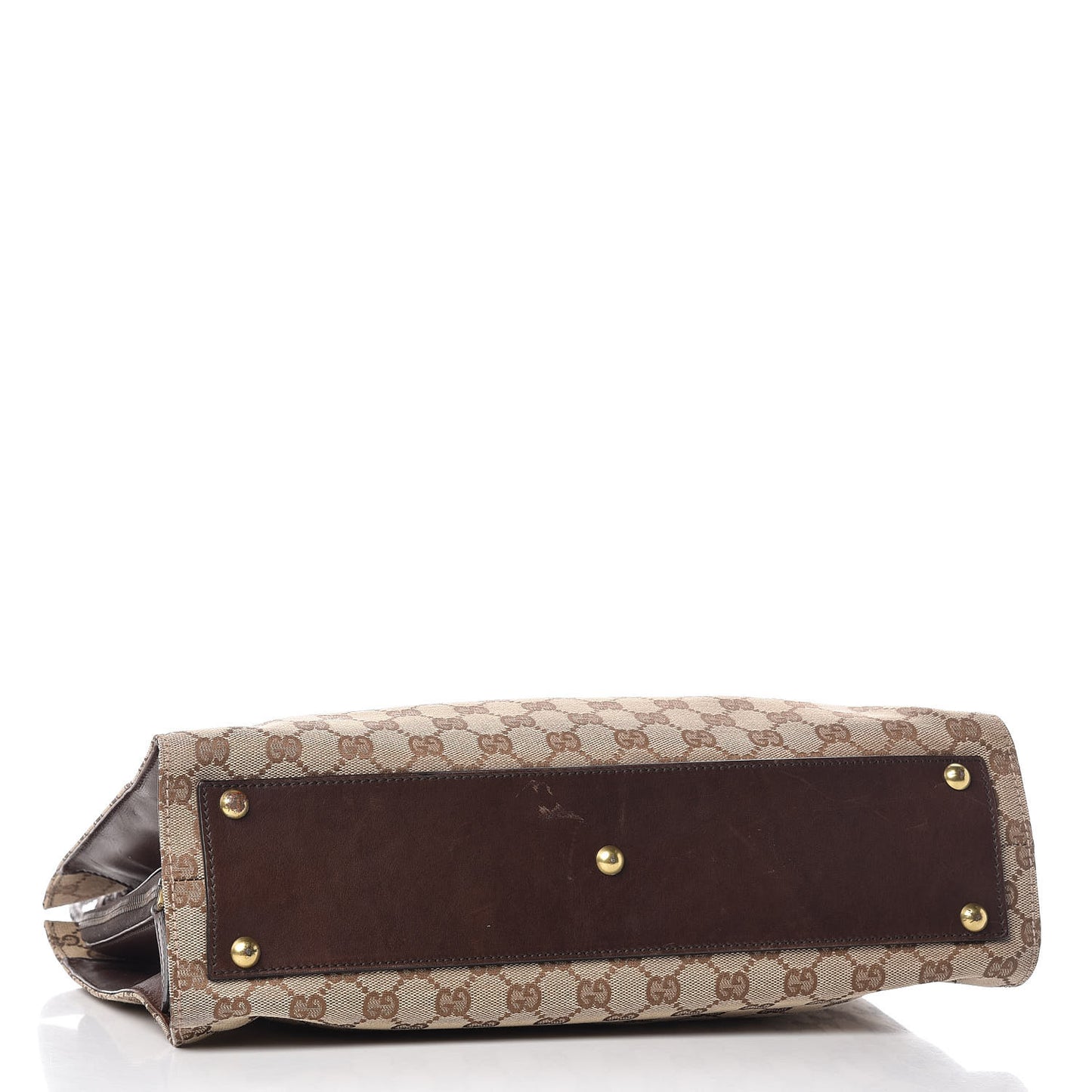 Monogram Woven Shoulder Bag Brown