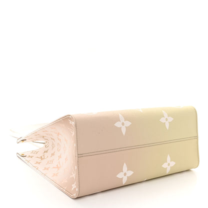 Louis Vuitton Monogram Giant Spring In The City Onthego MM Sunset Kaki 4 of 10