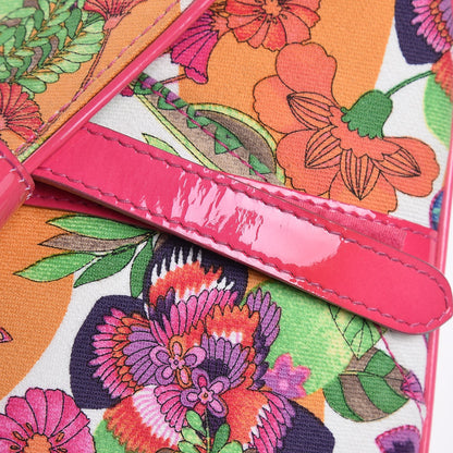 Christian Dior Canvas Floral Saddle Bag Multicolor 6 of 8