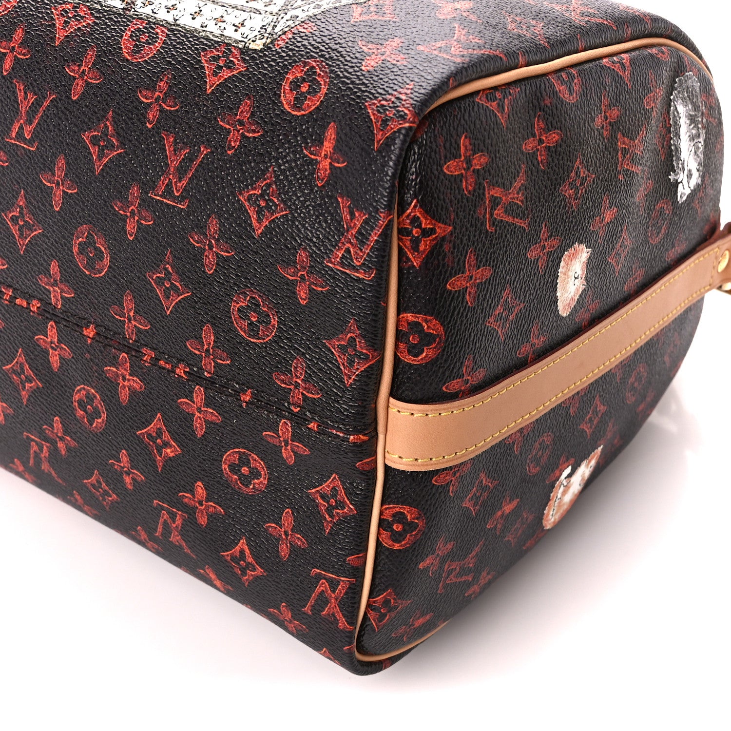 Louis Vuitton Catogram Speedy Bandouliere 30 Marron 14 of 14