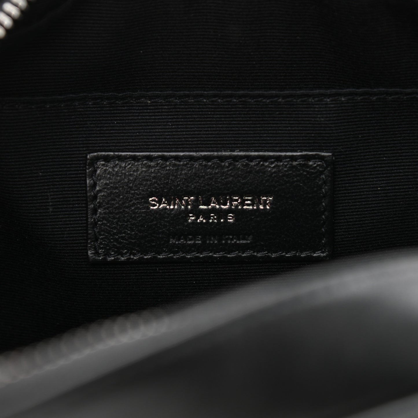 Calfskin Matelasse Monogram Lou Camera Bag Black