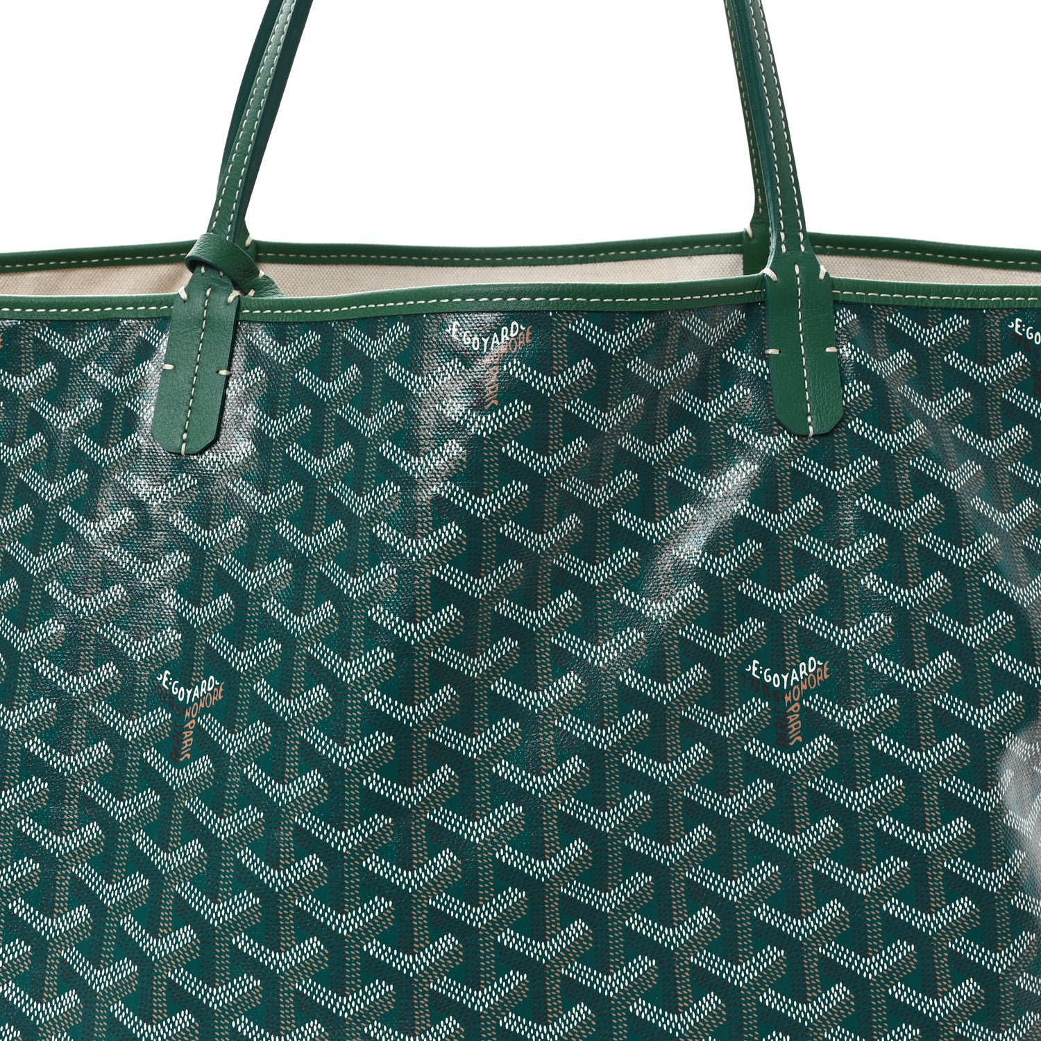 Goyard Goyardine Saint Louis GM Green 1874317 – FASHIONPHILE