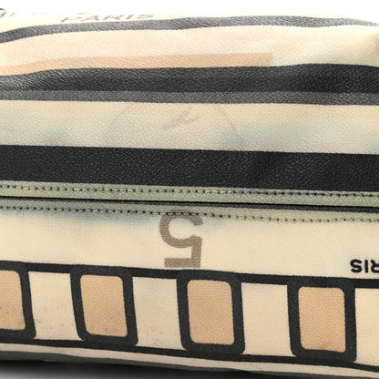Chanel Coated Canvas Le Train Boston Bag Black 16 of 16