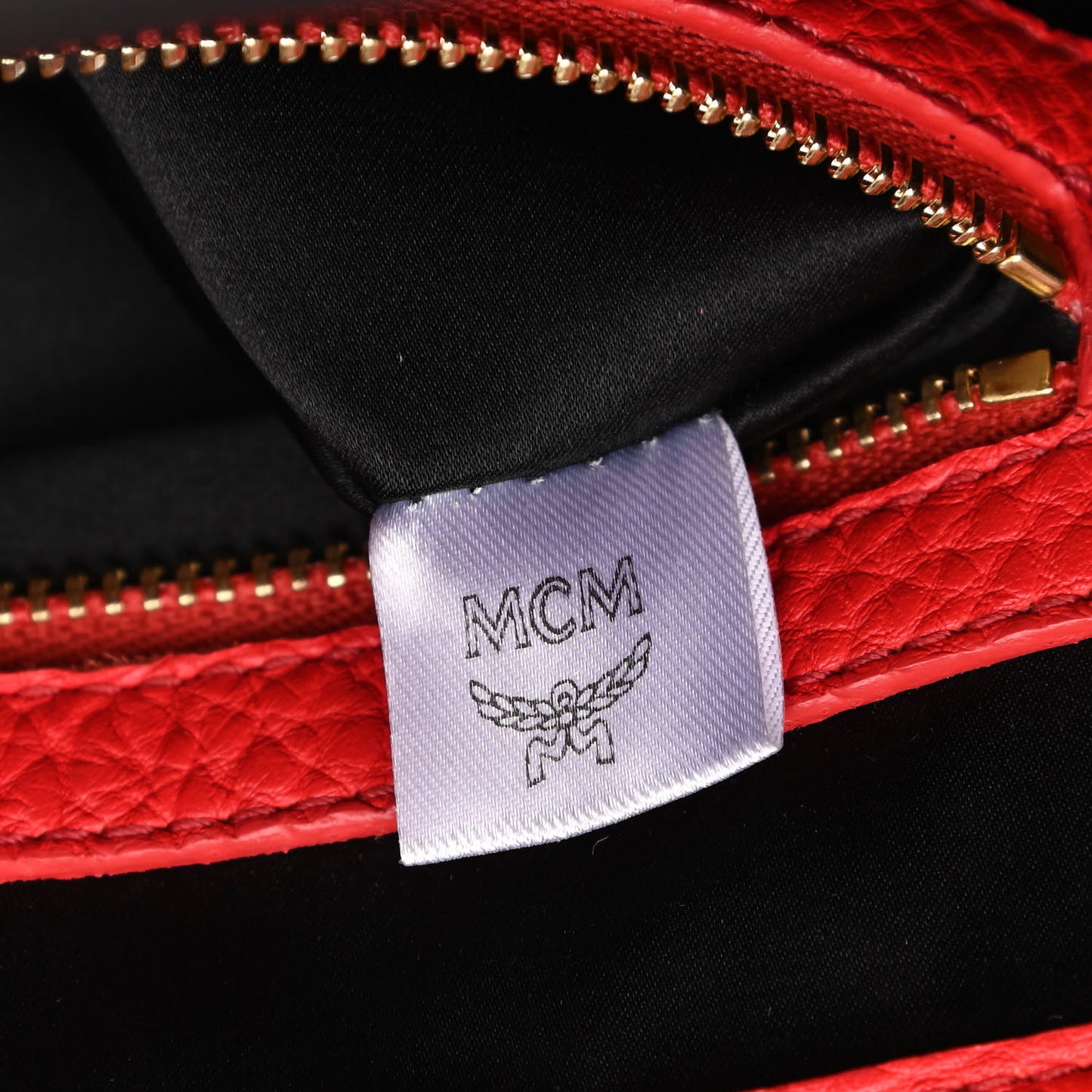 Calfskin Swarovski Small Stark Diamond Backpack Red