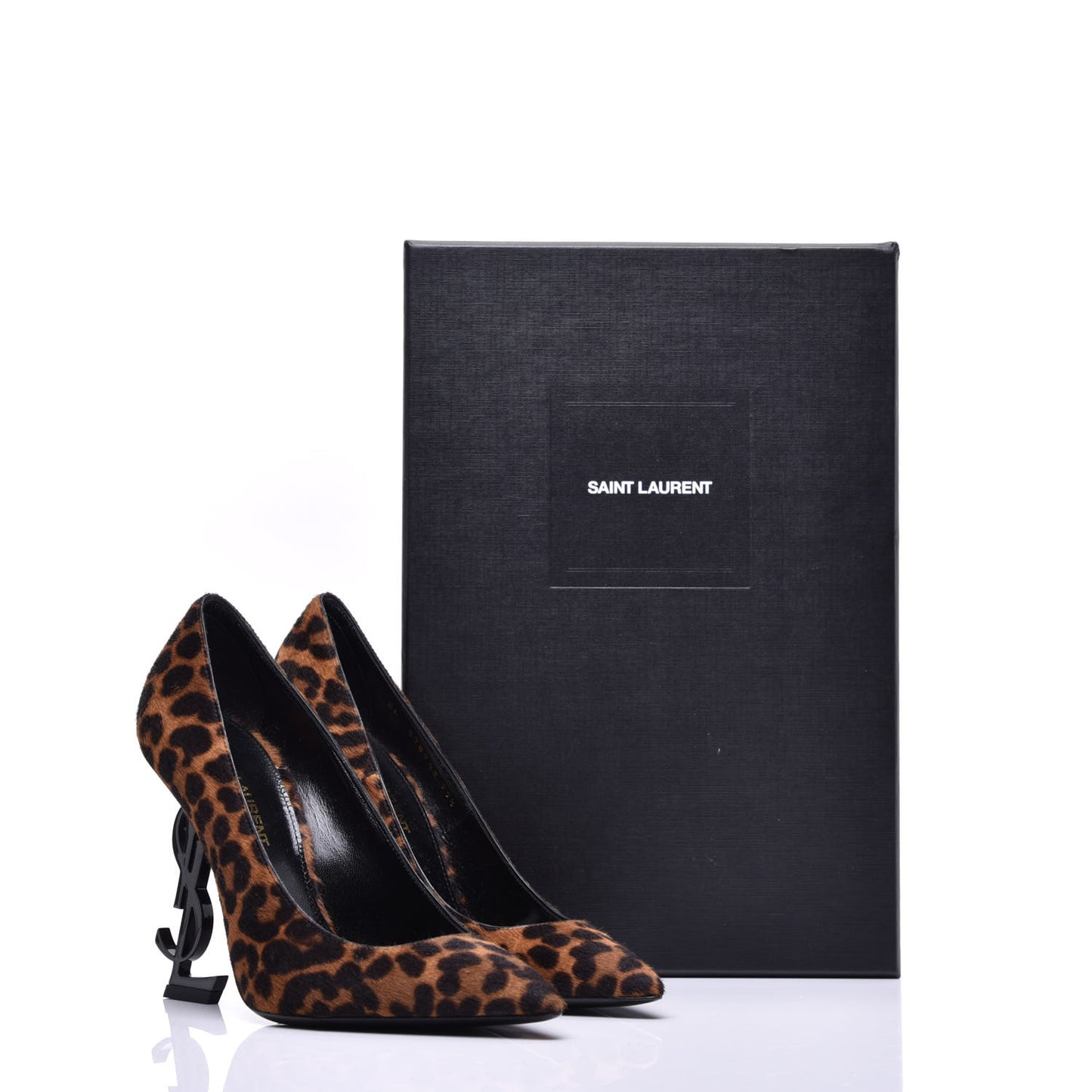 Calf Hair Leopard Print Opyum 110 Pumps 35.5 Brown